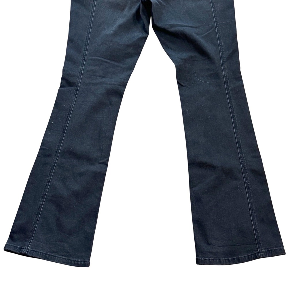 BDG Y2K Style Black Flare Jeans Size 30 High Rise Stretch Denim Urban Outfitters - Picture 6 of 13
